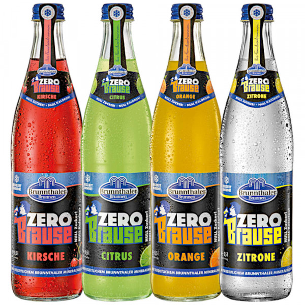 Brunnthaler Zero Brause Mischkiste 20x0,5l