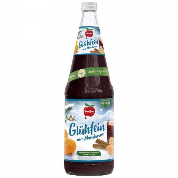Wolfra Glühfein mit Mandarine 6x1,0l