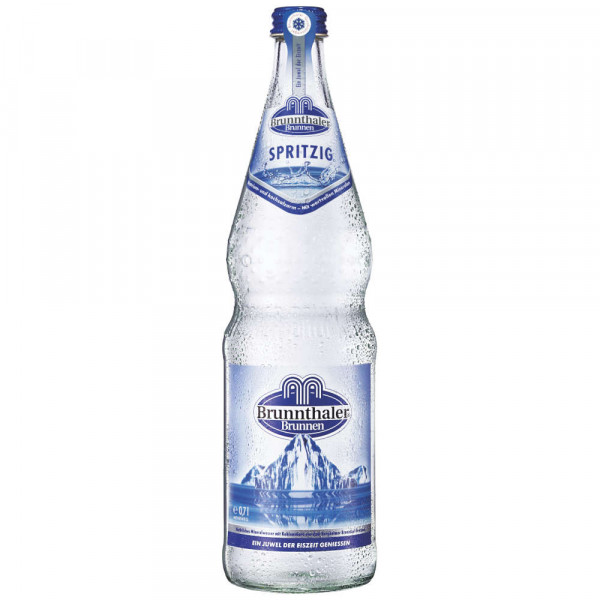 Brunnthaler Mineralwasser Spritzig 12x0,7l