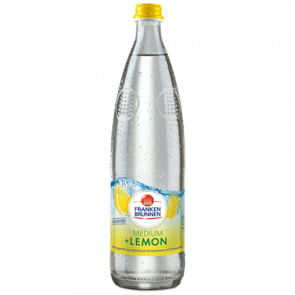 Franken Brunnen Medium plus Lemon 12x0,75l