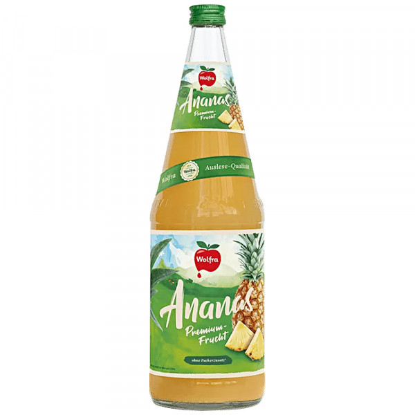 Wolfra Ananas Premium-Frucht 6x1,0l