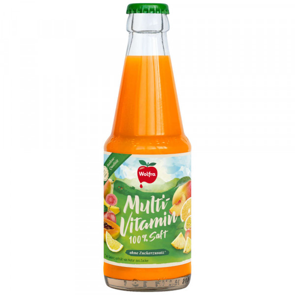 Wolfra Multivitamin 100% Saft 20x0,2l
