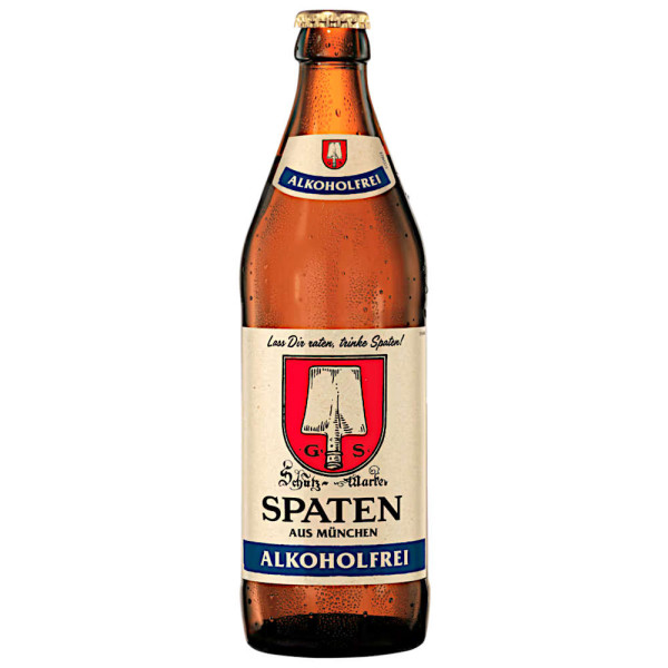 Spaten Hell Alkoholfrei 20x0,5l - MHD 08.2026