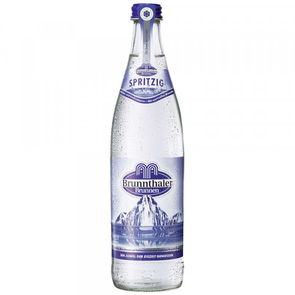 Brunnthaler Mineralwasser Spritzig 20x0,5l