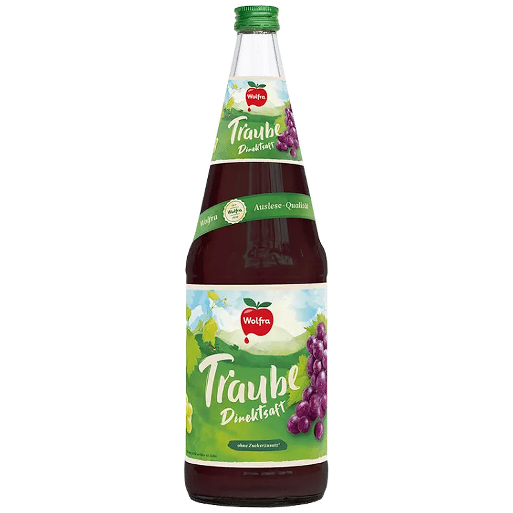 Wolfra Traubensaft rot 6x1,0l | Traubensaft | Saft | Expressdrinks.de Wolfra Traubensaft rot 6x1,0l | Traubensaft | Saft | Expressdrinks.de