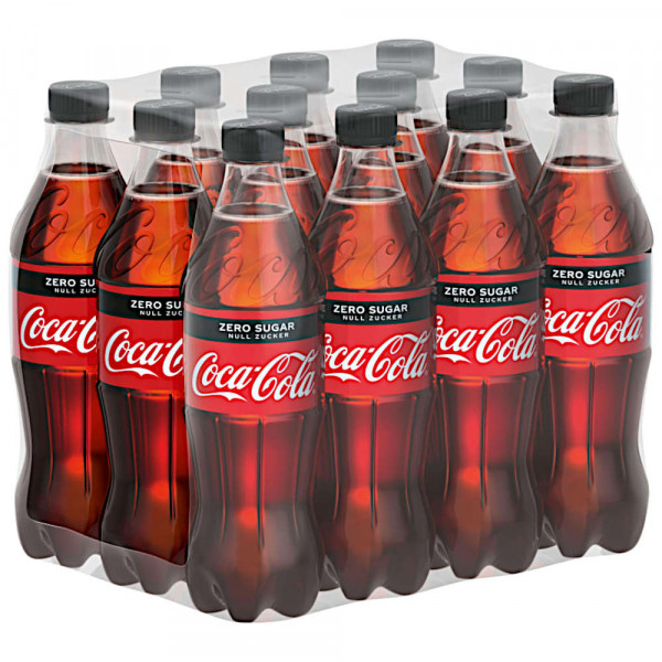 Coca Cola Zero 12x0,5l PET im Pack