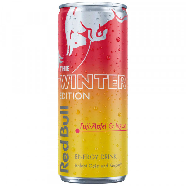 Red Bull Winter Edition Fuji-Apfel & Ingwer 24x0,25l
