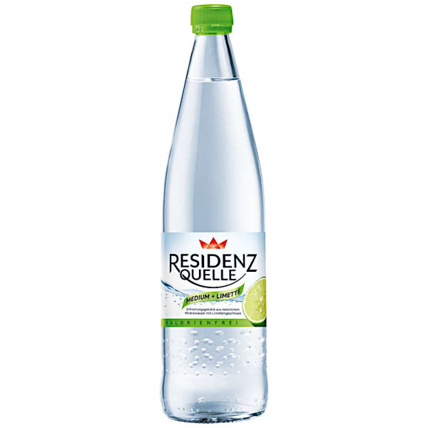 Residenz Quelle Medium plus Limette 12x0,75l