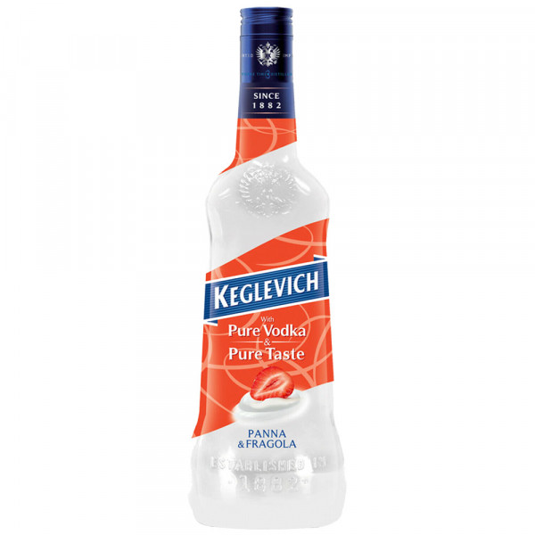 Keglevich Vodka Erdbeere Sahne 17% vol. 0,7l