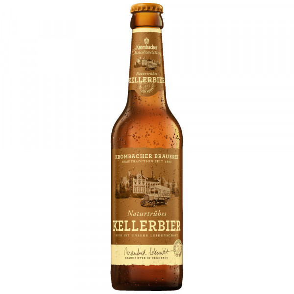 Krombacher Kellerbier naturtrüb 24x0,33l - MHD 09.08.2025