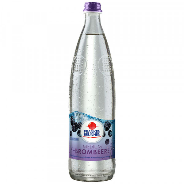 Franken Brunnen Medium plus Brombeere 12x0,75l