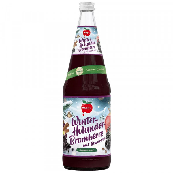 Wolfra Winter Holunder-Brombeere 6x1,0l