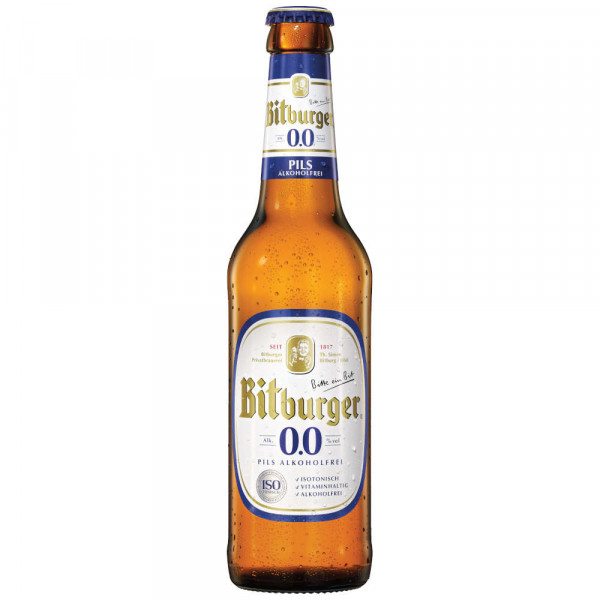 Bitburger Pils 0,0% Alkoholfrei 24x0,33l