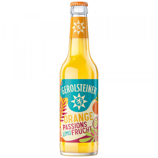 Gerolsteiner Limo Orange Passionsfrucht 24x0,33l