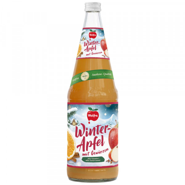 Wolfra Winter-Apfel mit Gewürzen 6x1,0l