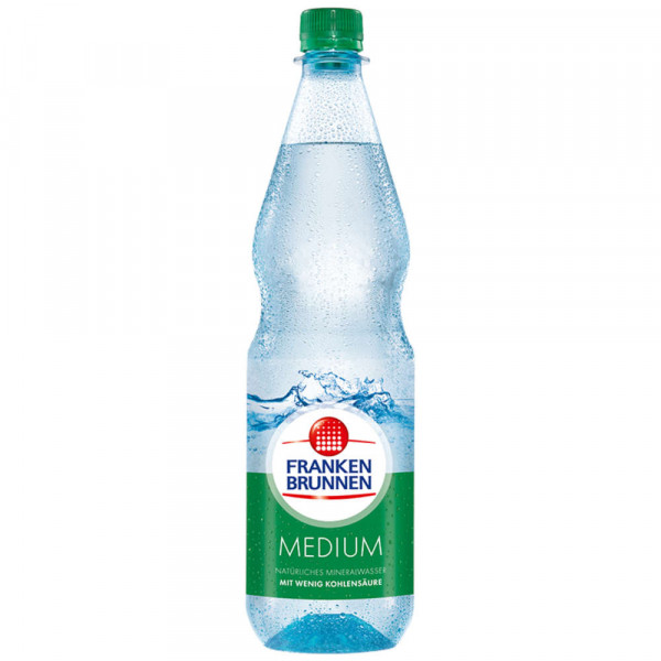 Franken Brunnen Mineralwasser Medium 12x1,0l PET