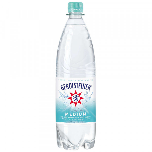 Gerolsteiner Mineralwasser Medium 12x1,0 PET
