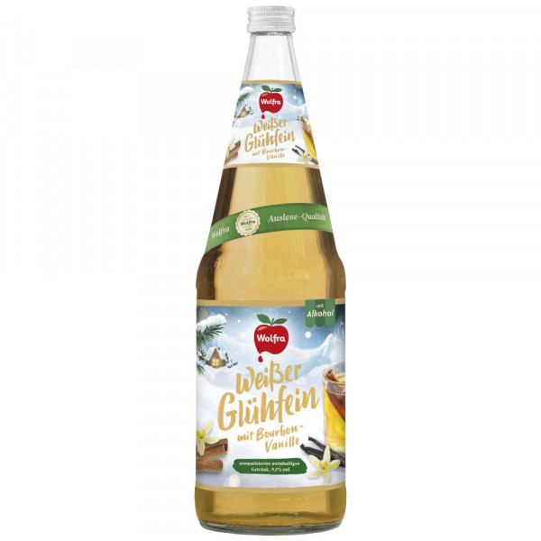 Wolfra Weißer Glühfein mit Bourbon Vanille 6x1,0l